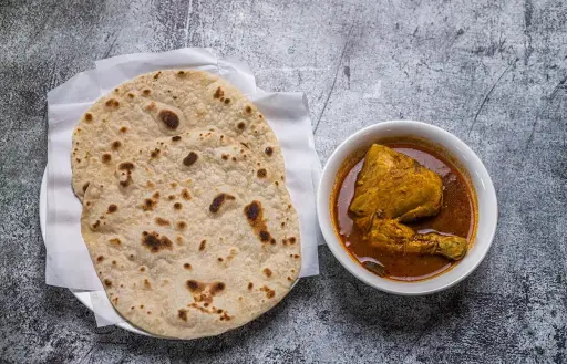 Chiken tawa with bread